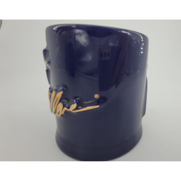 NASCAR Mug Rusty Wallace #2 Embossed Blue Gold Signature Coffee Tea Cup 12oz - Picture 5 of 10